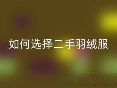 如何选择二手蒙口羽绒服回收平台@上海库存九游网页版公司