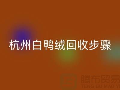 ### 纯白 70 绒、80 绒、90 鸭绒回收步骤@杭州羽绒回收厂家