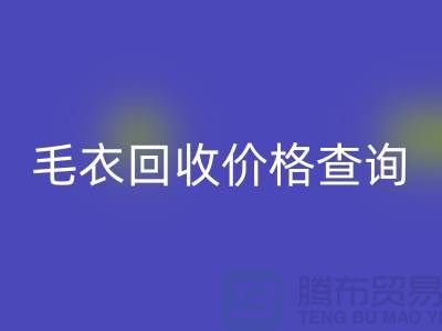 毛衣回收价格查询：市场动态分析与公司选择-九游网页版网站