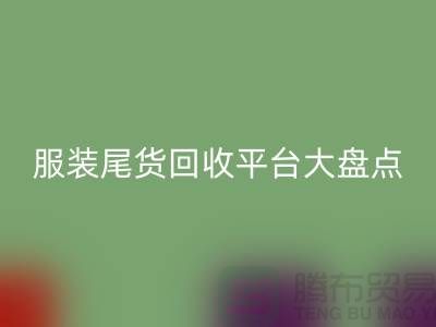 ### 服装尾货回收平台大盘点，九游网页版引领行业潮流