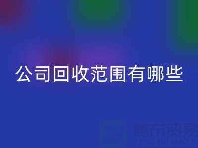 上海九游网页版公司回收范围有哪些？推荐：ShTengBu.com